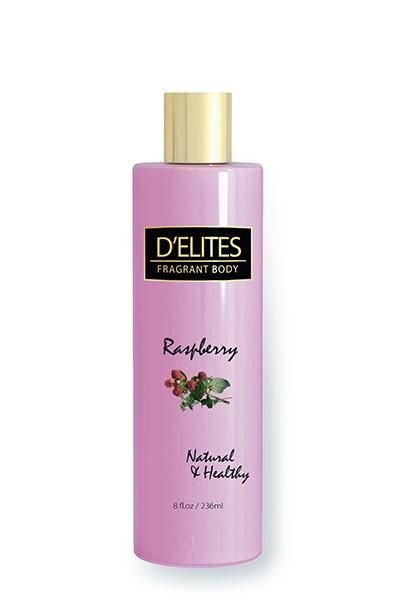 Raspberry - D'elites Body Lotion 236ml توت العليق - لوشن الجسم ديلايتس 236 مل